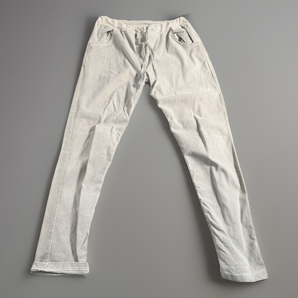 Casting Women's PFG Wild Cast Pants L Cargo Pull On Beige Comfort (1518)